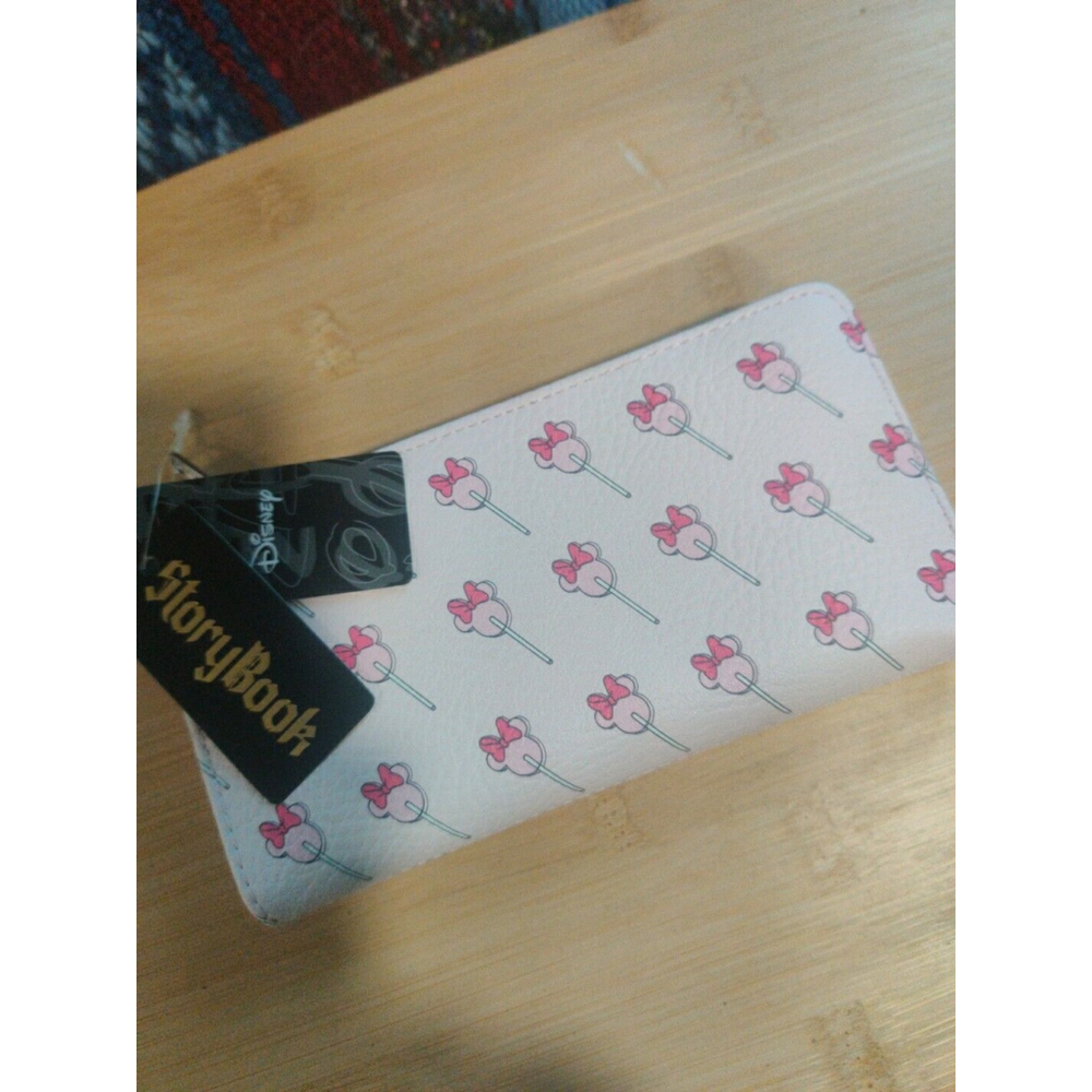 Storybook Minnie Mouse Lollipop Slim Wallet New